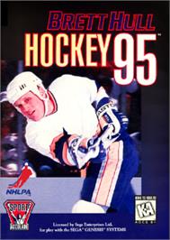 Box cover for Brett Hull Hockey '95 on the Sega Nomad.