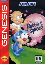 Box cover for Bubble and Squeak on the Sega Nomad.