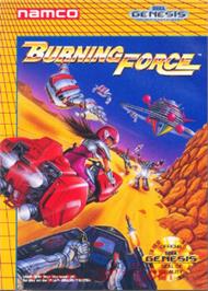 Box cover for Burning Force on the Sega Nomad.