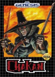 Box cover for Chakan on the Sega Nomad.