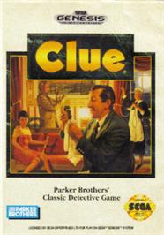 Box cover for Clue on the Sega Nomad.