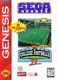 Box cover for College Football's National Championship II on the Sega Nomad.