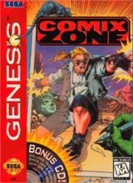 Box cover for Comix Zone on the Sega Nomad.
