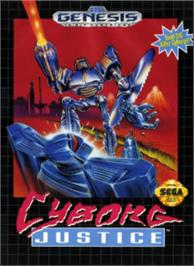 Box cover for Cyborg Justice on the Sega Nomad.