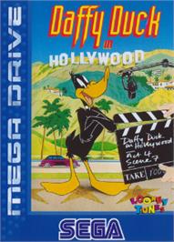 Box cover for Daffy Duck in Hollywood on the Sega Nomad.