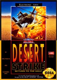 Box cover for Desert Strike: Return to the Gulf on the Sega Nomad.