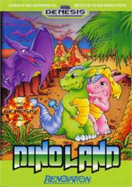 Box cover for Dino Land on the Sega Nomad.