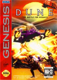 Box cover for Dune - The Battle for Arrakis on the Sega Nomad.