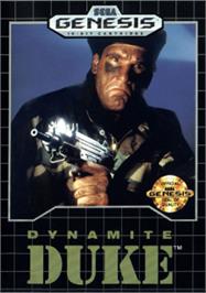 Box cover for Dynamite Duke on the Sega Nomad.