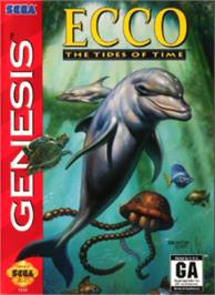 Box cover for Ecco 2: The Tides of Time on the Sega Nomad.