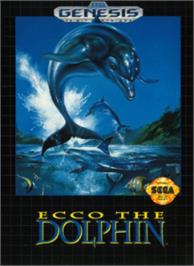 Box cover for Ecco the Dolphin on the Sega Nomad.