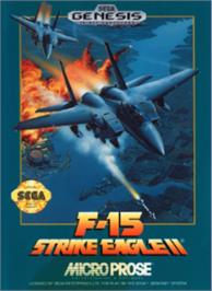 Box cover for F-15 Strike Eagle II on the Sega Nomad.