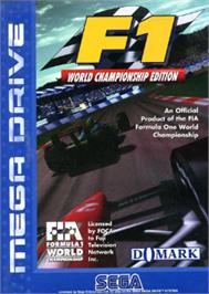 Box cover for F1 World Championship Edition on the Sega Nomad.