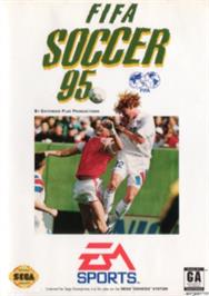 Box cover for FIFA 95 on the Sega Nomad.