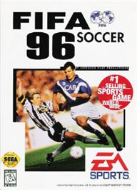 Box cover for FIFA 96 on the Sega Nomad.