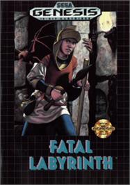 Box cover for Fatal Labyrinth on the Sega Nomad.