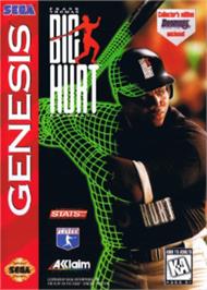 Box cover for Frank Thomas Big Hurt Baseball on the Sega Nomad.