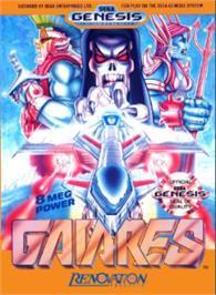 Box cover for Gaiares on the Sega Nomad.