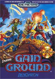 Box cover for Gain Ground on the Sega Nomad.