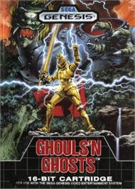 Box cover for Ghouls'n Ghosts on the Sega Nomad.