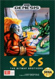 Box cover for Gods on the Sega Nomad.
