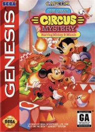 Box cover for Great Circus Mystery, The - starring Mickey and Minnie Mouse on the Sega Nomad.