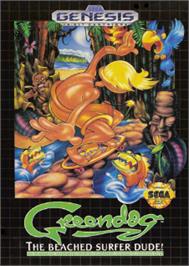 Box cover for Greendog: The Beached Surfer Dude on the Sega Nomad.