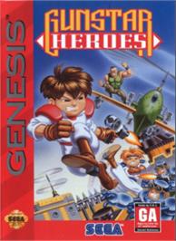 Box cover for Gunstar Heroes on the Sega Nomad.
