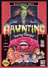 Box cover for Haunting Starring Polterguy on the Sega Nomad.