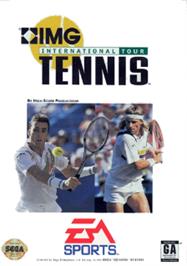 Box cover for IMG International Tour Tennis on the Sega Nomad.