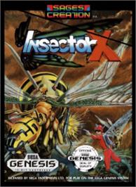 Box cover for Insector-X on the Sega Nomad.