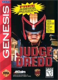 Box cover for Judge Dredd on the Sega Nomad.