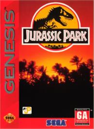 Box cover for Jurassic Park on the Sega Nomad.