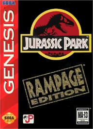 Box cover for Jurassic Park - Rampage Edition on the Sega Nomad.
