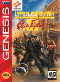 Box cover for Lethal Enforcers II: Gun Fighters on the Sega Nomad.