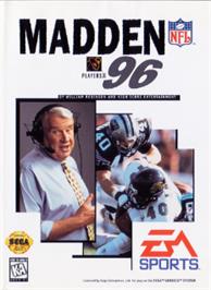 Box cover for Madden NFL '96 on the Sega Nomad.