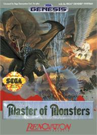 Box cover for Master of Monsters on the Sega Nomad.