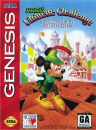 Box cover for Mickey's Ultimate Challenge on the Sega Nomad.