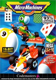 Box cover for Micro Machines: Military - It's a Blast on the Sega Nomad.