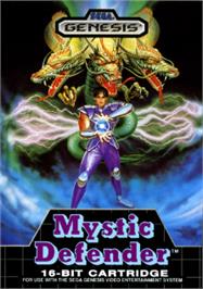 Box cover for Mystic Defender on the Sega Nomad.