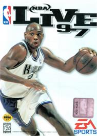 Box cover for NBA Live '97 on the Sega Nomad.
