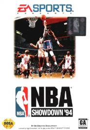 Box cover for NBA Showdown on the Sega Nomad.