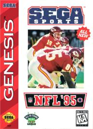 Box cover for NFL '95 on the Sega Nomad.