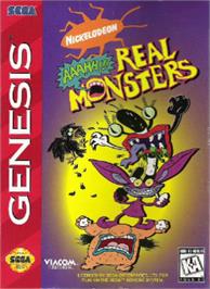 Box cover for Nickelodeon: Aaahh!!! Real Monsters on the Sega Nomad.