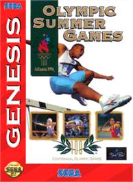 Box cover for Olympic Summer Games on the Sega Nomad.