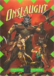 Box cover for Onslaught on the Sega Nomad.