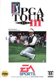 Box cover for PGA Tour Golf 3 on the Sega Nomad.