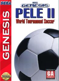 Box cover for Pelé II: World Tournament Soccer on the Sega Nomad.