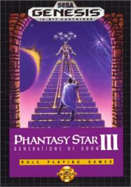 Box cover for Phantasy Star 3: Generations of Doom on the Sega Nomad.