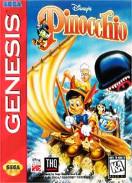 Box cover for Pinocchio on the Sega Nomad.